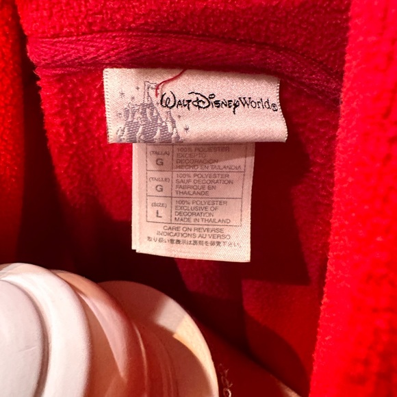 Walt Disney world red Mickey Christmas jacket - Picture 4 of 4